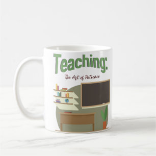 Caneca De Café Ensino: A Arte do Café da Paciência Mug - Professo
