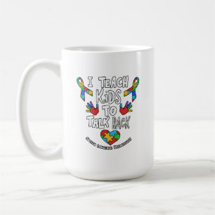 Caneca De Café Ensino As Crianças A Falarem De Volta Na Terapia