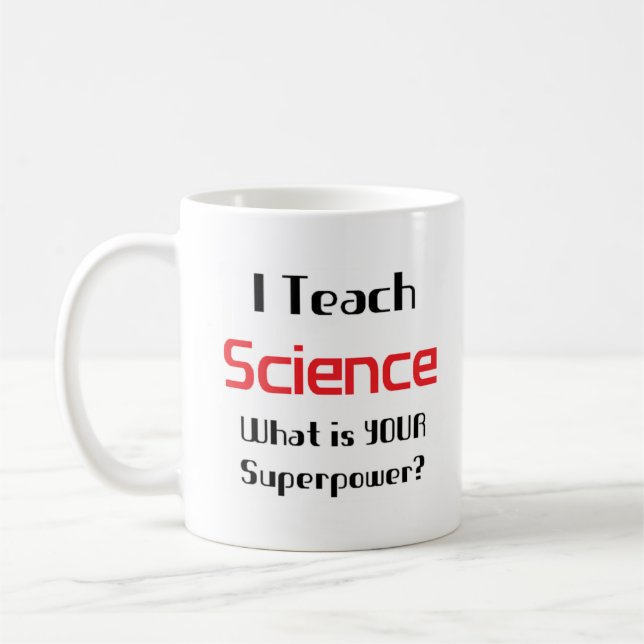 Caneca De Café ensino ciências (Esquerda)