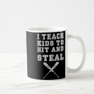 Caneca De Café Ensino Crianças A Acertar E Roubar... Treinador De