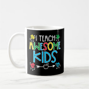 Caneca De Café Ensino Crianças Incríveis Autismo Sensibilizaç