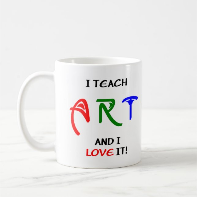 Caneca De Café ensino de arte e amor (Esquerda)