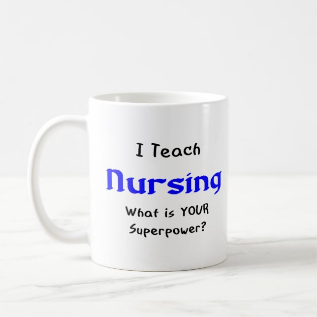 Caneca De Café ensino de enfermagem (Esquerda)