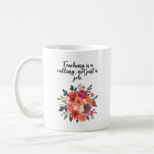 Caneca De Café Ensino É Uma Vocação Não Apenas Um Emprego