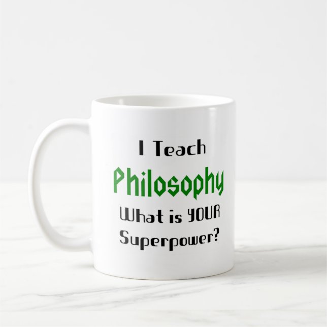 Caneca De Café ensino filosofia (Esquerda)