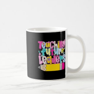 Caneca De Café Ensino Líderes Futuros Professor de Jardim de Infâ