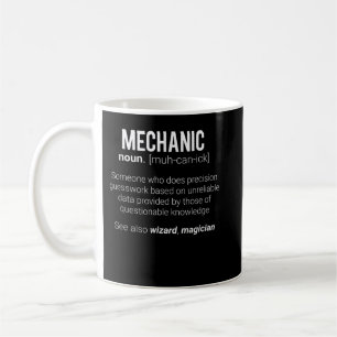 Caneca De Café Ensino Mecânico Engraçado, Definição Mecânica Do N