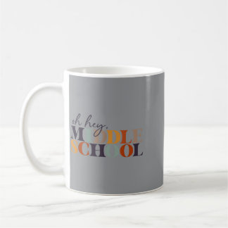 Caneca De Café Ensino Médio De Volta às Aulas Para Professor E