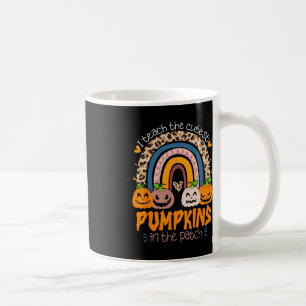 Caneca De Café Ensino Os Pumpkins Mais Bonitos No Patch Retro Tea