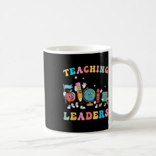 Caneca De Café Ensino Retro Líderes Futuros Professor Groovy Cost