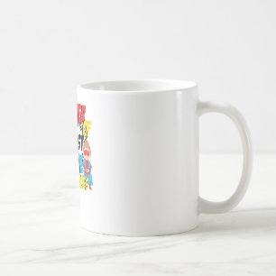 Caneca De Café Ensino Super-Heróis do 1º ano