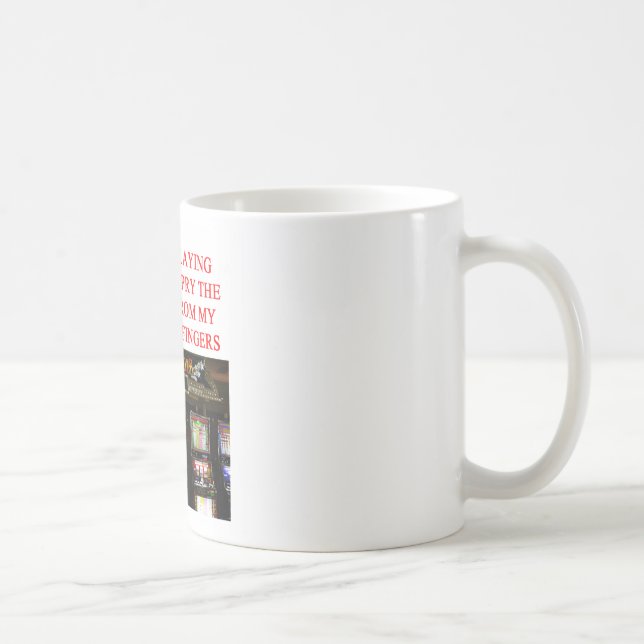 Caneca De Café ENTALHA o slot machine (Direita)