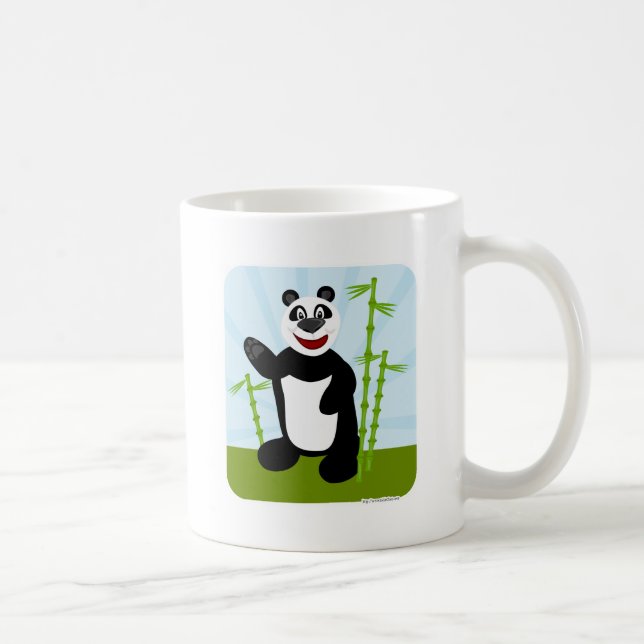 Caneca De Café Então, Personagem de desenho animado de Panda Pal  (Direita)