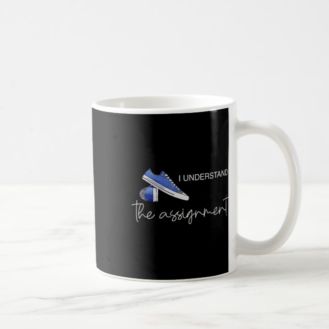 Caneca De Café Entenda O Ignment Kamala Votando Kamala Harris (Direita)