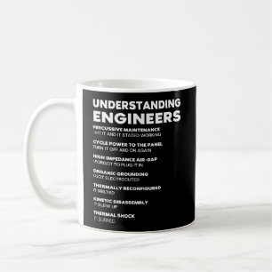 Caneca De Café Entendendo o presente do Engenheiro engraçado dos