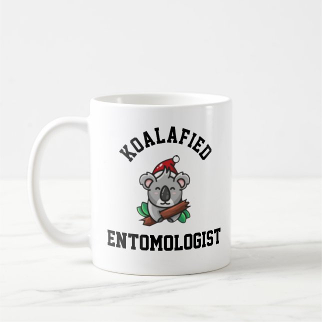 Caneca De Café Entomologista Koalafied (Esquerda)
