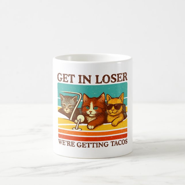 Caneca De Café Entra-te, estamos a apanhar tacos (Centro)
