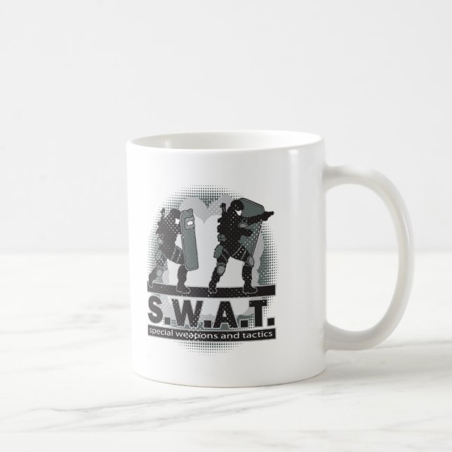 Caneca De Café Entrada da equipa SWAT (Direita)