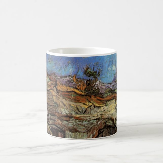 Caneca De Café Entrada no Quarry, Santo-Remy de Vincent van Gogh (Centro)