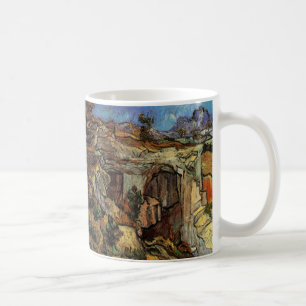 Caneca De Café Entrada para a Pedreira, Saint-Remy por Vincent va