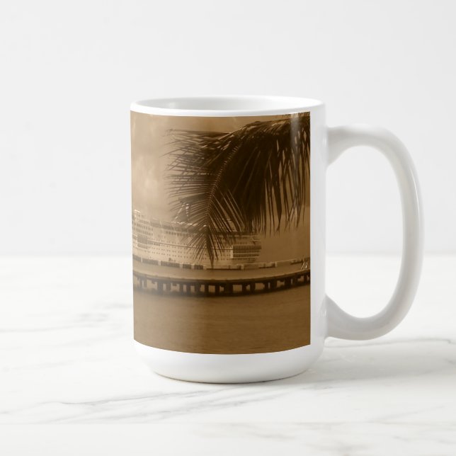 Caneca De Café Entrado em Cozumel (Direita)