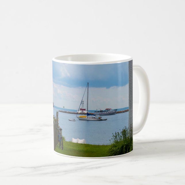Caneca De Café Entre Casas, Café Mug (Frente Esquerda)