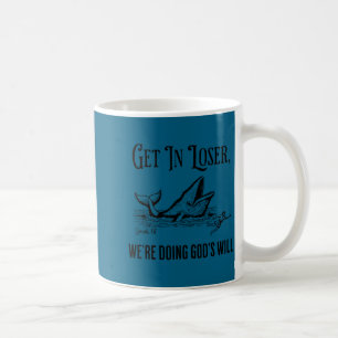 Caneca De Café Entre, estamos fazendo a vontade de Deus jonas bíb