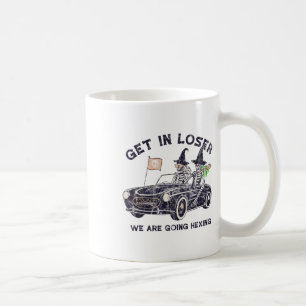 Caneca De Café Entre No Dia Das Bruxas Mais Perdidos, Vamos Hexin