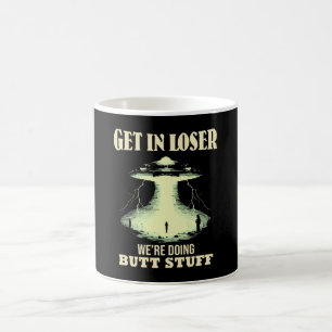 Caneca De Café Entre, Perdedor - Vamos Fazer Coisas de Bunda