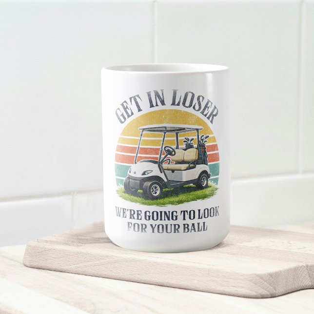 Caneca De Café Entre, Perdedor, Vamos Procurar Sua Bola (Criador carregado)