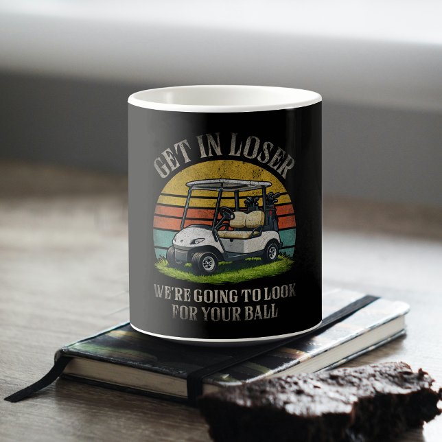 Caneca De Café Entre, Perdedor, Vamos Procurar Sua Bola (Criador carregado)