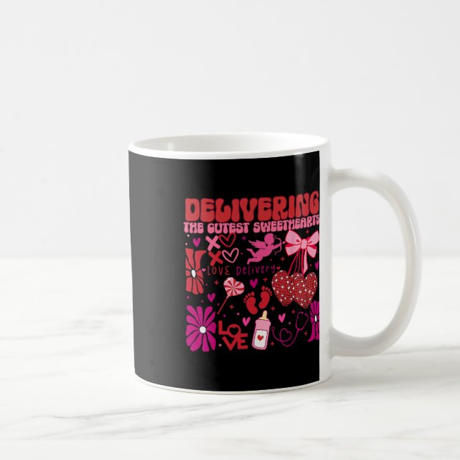 Caneca De Café Entregando os mais fofos presentes de Dia dos Namo (Direita)
