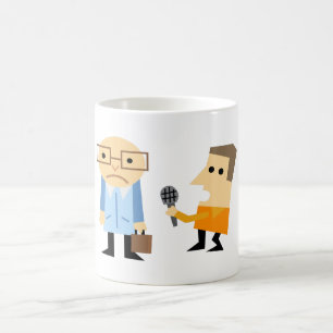 Caneca De Café Entrevista de Notícias