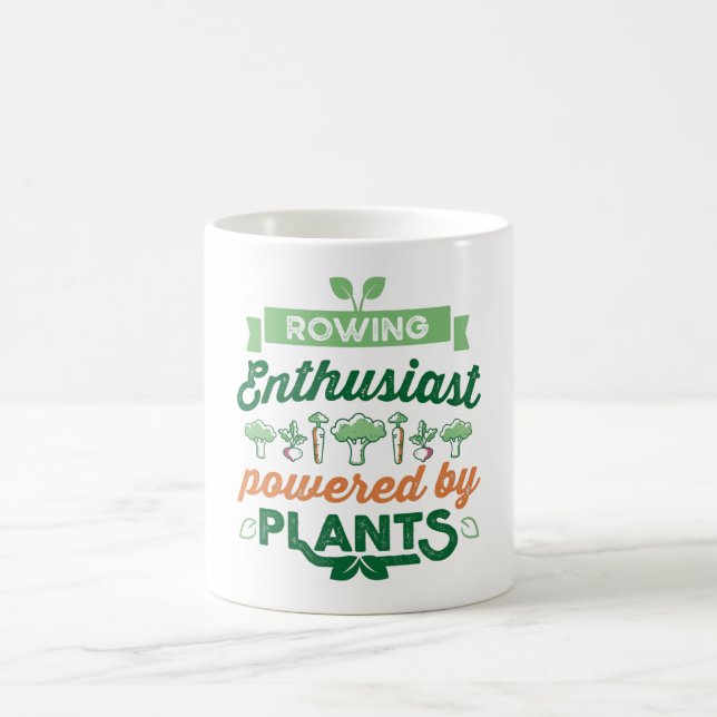 Caneca De Café Entusiasta de Remoção com Plantas Vegan Gift (Centro)