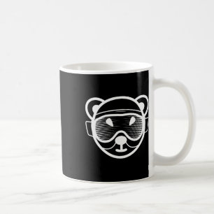 Caneca De Café Entusiasta de Snowboard do Urso Lento