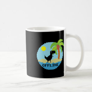 Caneca De Café Entusiasta de Tecnologia de Férias de Dinossauro P