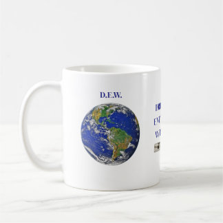 CANECA DE CAFÉ ENTUSIASTAS DE MADEIRA FLUTUANTE MUNDO A FORA. CAN