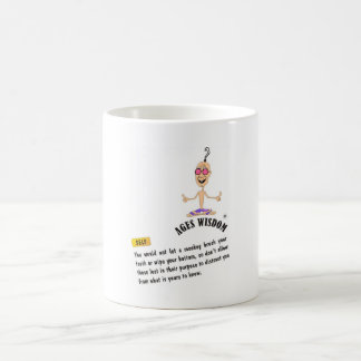 Caneca De Café Envelhecimento da imagem "verdade" da imagem cômic