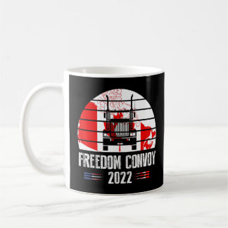 Caneca De Café Enviado pela Liberdade do Canadá 2022 Caminhoneiro
