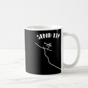 Caneca De Café Envie-o para Esqui Salto Esqui Alpino Para Esquiad