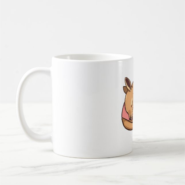 Caneca De Café Envolva-se com Sleepy Kangaroo (Esquerda)