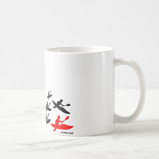 Caneca De Café Enxame do caiaque (Direita)