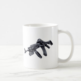 Caneca De Café EOTech observou a espingarda de assalto tática de