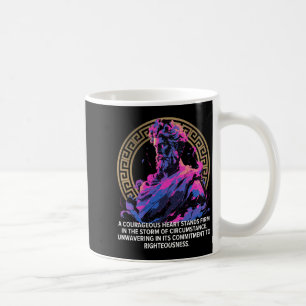 Caneca De Café Épica de Filosofia Estática da Grécia Antiga Inspi