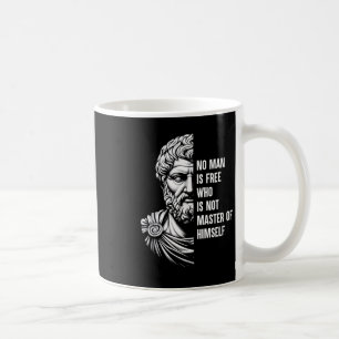 Caneca De Café Epictetus Camisa Motivação Filosófica Grega Estáti