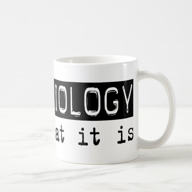 Caneca De Café Epidemiologia é (Direita)