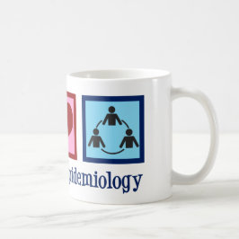 Caneca De Café Epidemiologista Epidemiologia do Amor pela Paz