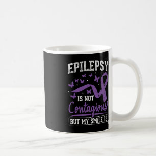 Caneca De Café Epilepsia Não Contagiosa Meu Sorriso É Epilepsia C