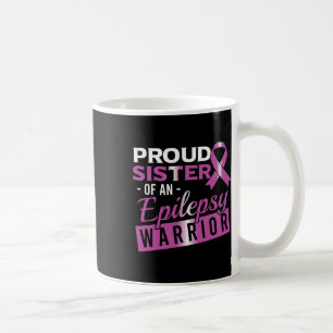 Caneca De Café Epilepsia Sensibilização Roxa Irmã Orgulhosa Da Ep