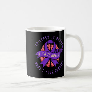 Caneca De Café Epilepsia tem lutador de epilepsia neurológica cer